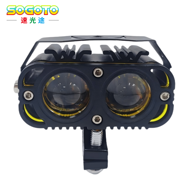 Charming eyes led motorcycle front spotlight